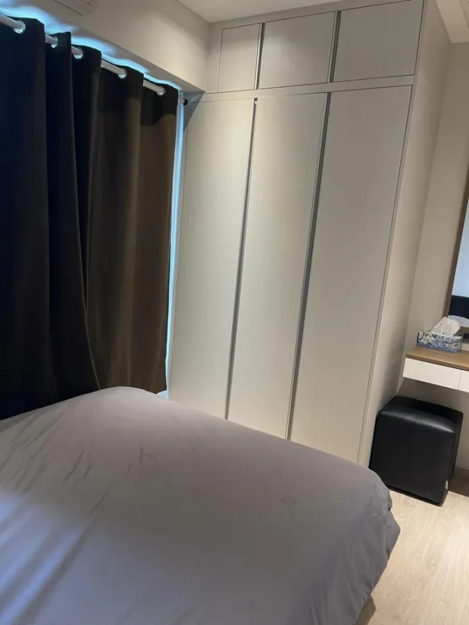 Condo for rent, Whizdom Station, Ratchada-Thapra, 19th floor, clear view, no block, fully furnished room, hurry to reserve.