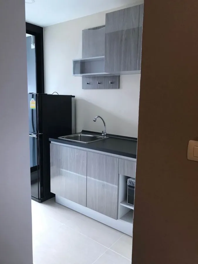 For rent, The Cube Plus Minburi, the room is ready to move in, complete here, you can just move in. Don't wait. Hurry up to reserve.