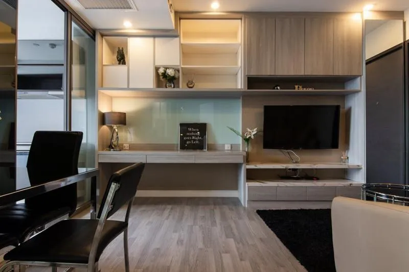 Condo for sale, The Room Rama 4, beautiful room, fully furnished, very luxurious, good view, very pleasant, hurry to be the owner quickly