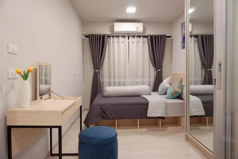 ให้เช่า Plum Condo Rangsit Alive 2 ห้องสวย ภายในใหม่กิ๊ก 1นอน เฟอร์ครบ รีบเลย พลาดแล้วจะเสียใจนะจ๊ะ