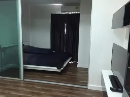 Condo for rent a space me bangna, separated room, fully furnished, book now, don't miss it.