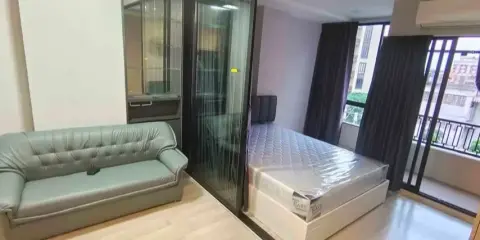 ขาย Plum Condo Saphanmai Station เป็นห้องมุม (หัวนอนไม่ติดใคร) กั้นห้องนอนและห้องนั่งเล่นเป็นสัดส่วน ดีแบบนี้รีบจองเลย