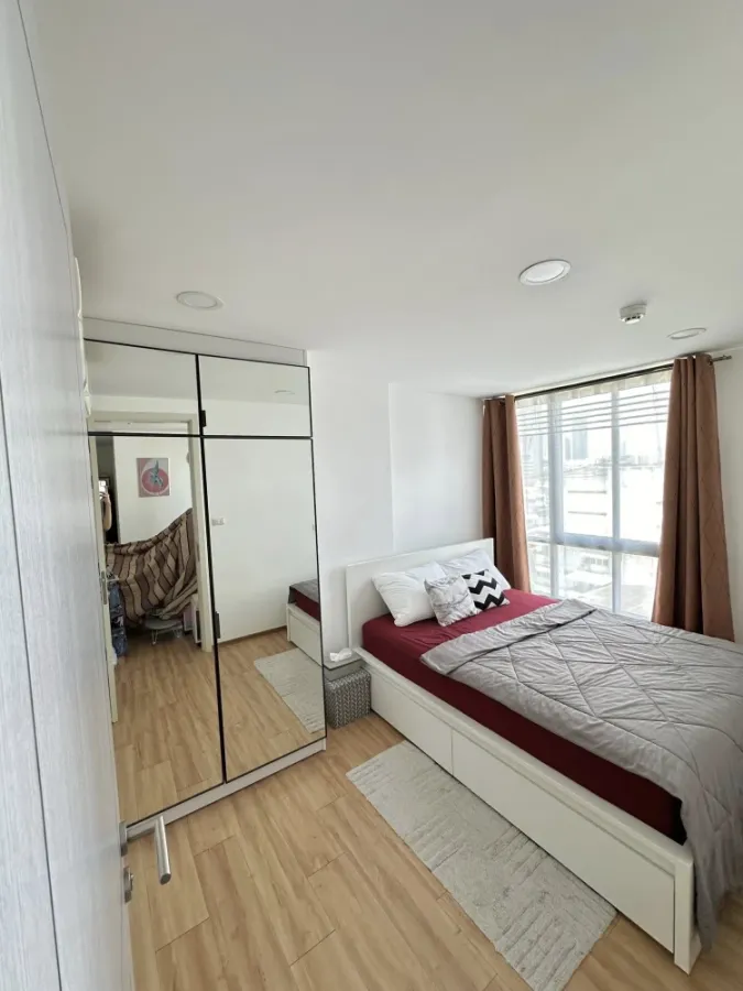 For rent: Notting Hill The Exclusive Charoen Krung, 7th floor, large usable area, 2 bedrooms, fully furnished, must book.