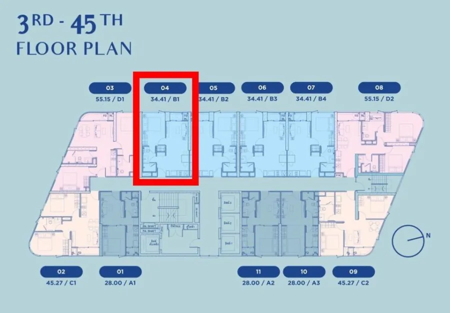 ขายดาวน์ Skyrise Avenue Sukhumvit 64 ชั้น 37 ฮวงจุ้ยดี ทำเลดี ราคาอย่างโดน รีบมาเป็นเจ้าของด่วนๆ