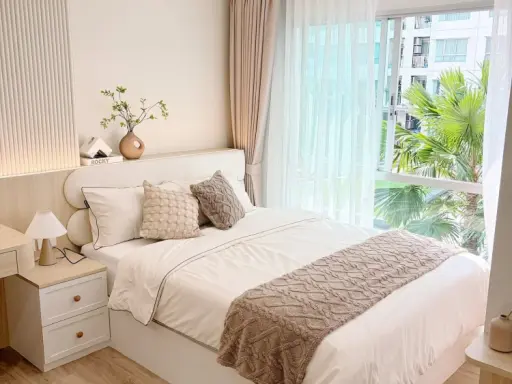 ให้เช่า Lumpini Park Riverside - Rama 3 ห้องสตูดิโอ แต่งสไตล์มินิมอล เฟอร์ครบ รีบจองด่วนๆเลย