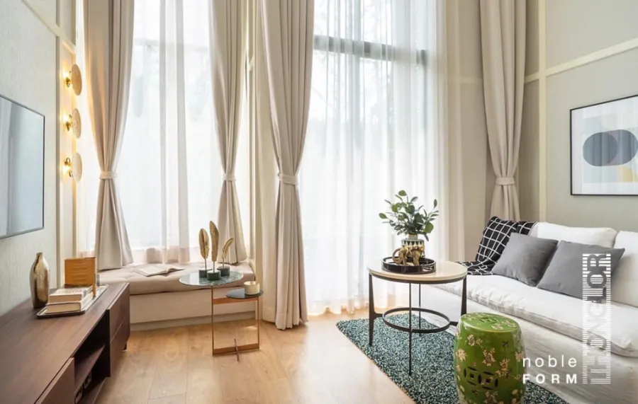 ขายดาวน์ Noble Form Thonglor ห้องแบบ Fullplex 1-bedroom วิวซอยทองหล่อ ตกแต่งน่าอยู่ จองเลย