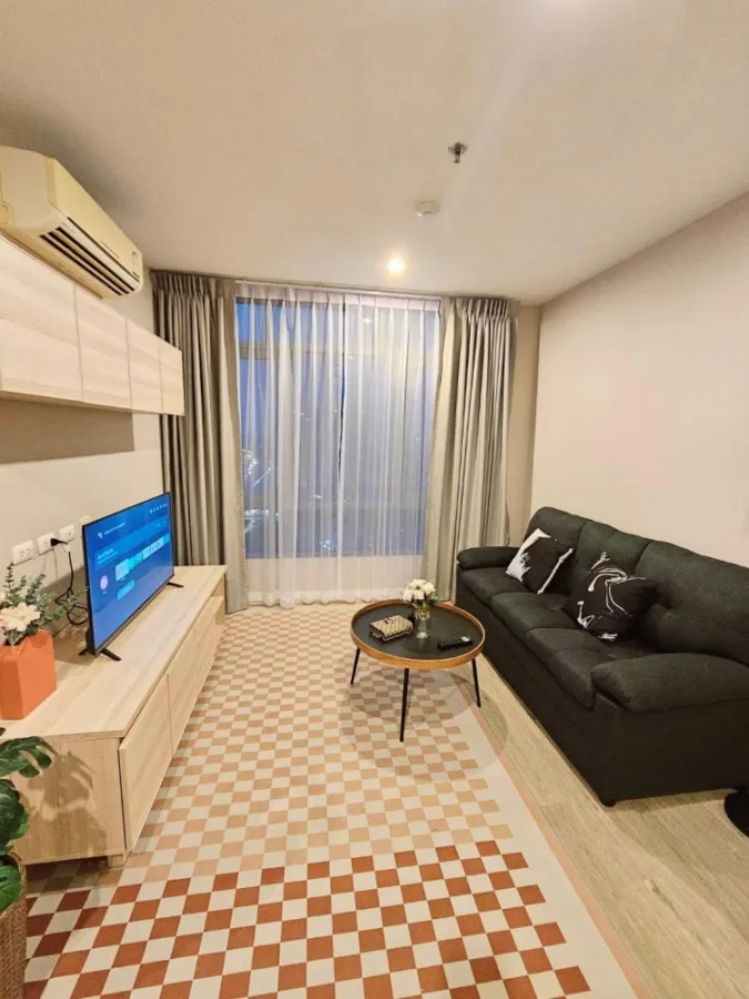 Condo for rent, Metro Sky Prachachuen, corner room with privacy. Dressed and ready to move in Not booking is a big mistake.