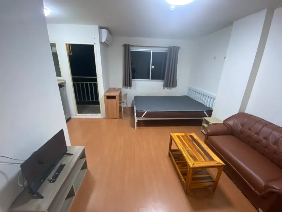 For rent: Lumpini Township Rangsit Khlong 1, 8th floor, top floor, quiet, good ventilation, fully furnished, reserve now.