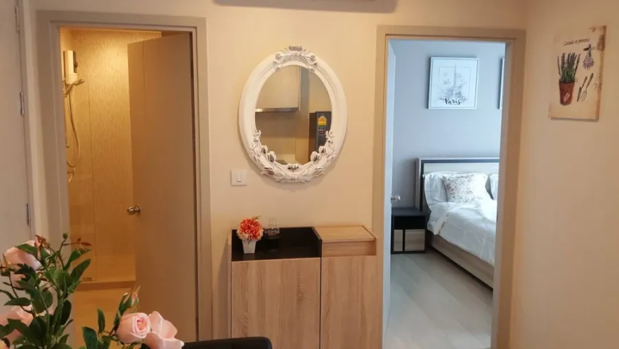For sale, for rent!! Condo Life Sukhumvit 48, 4th floor, Building S, beautiful room, ready to move in, good price, hurry and book now!!