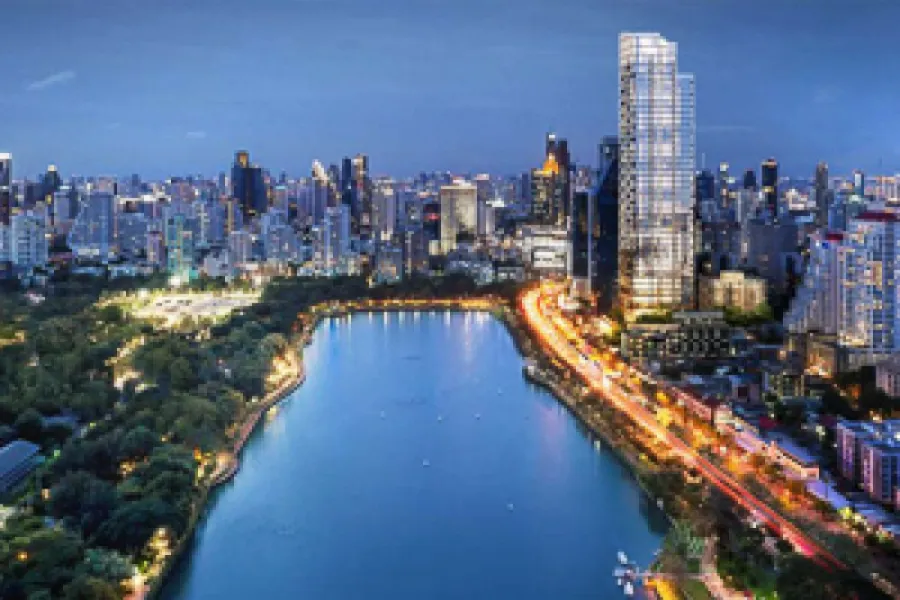 Condo for sale, The Line Sathorn, area 32.50 sq m., 6th floor, 1 bedroom, 1 water, missed, I have to regret it.