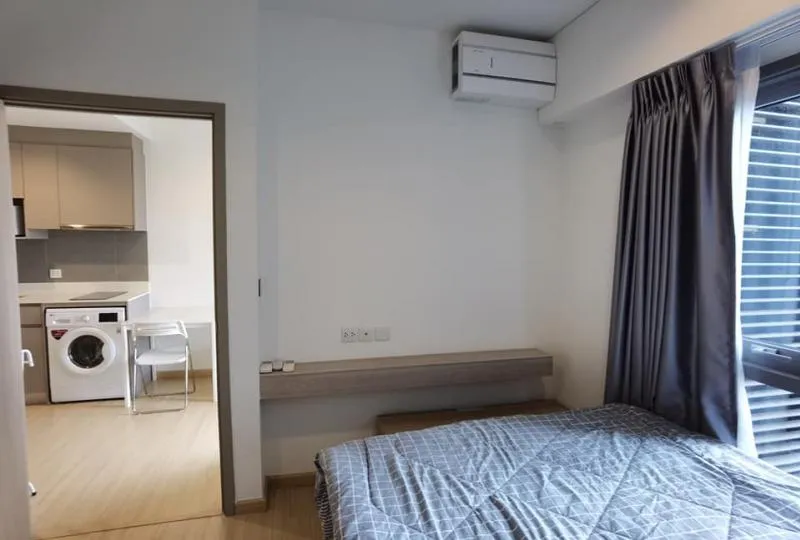Condo for rent, Whizdom Connect Sukhumvit, beautiful room, beautiful view, convenient location Fully furnished, near BTS, near the department store, d