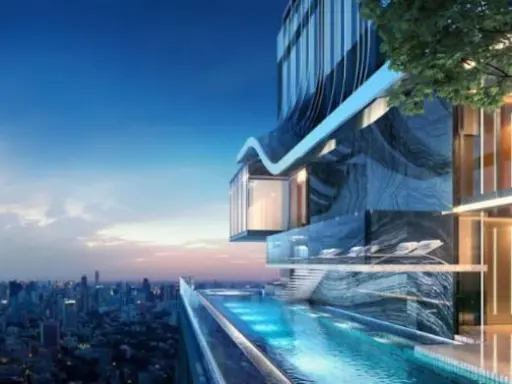 New condo for sale, Park Origin Thonglor, 26th floor, fully furnished, ready to move in, do not miss.