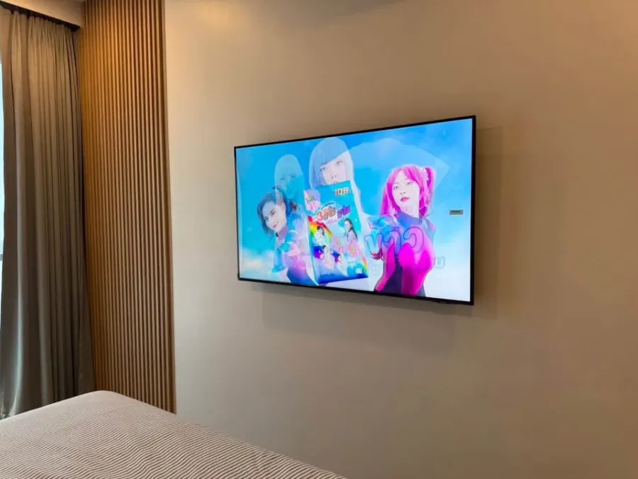 For rent, Ideo Mobi Sukhumvit 66, empty room, unblocked view, decorative line, echoing room, hurry up and book now. before slipping out of hand