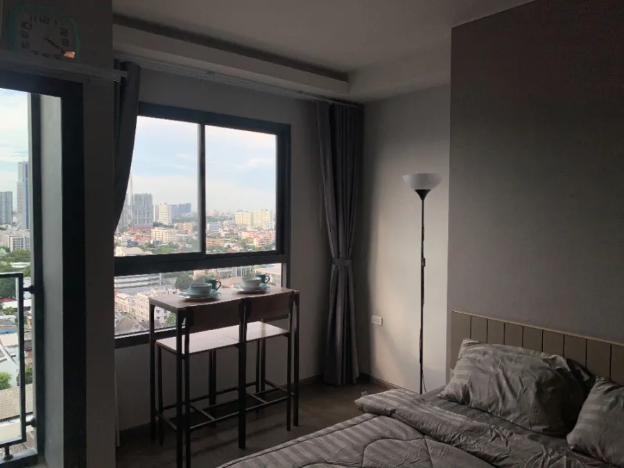 For rent!! Condo Ideo Sukhumvit 93, 19th floor, Building A (corner room), fully furnished, ready to move in. Don't miss it!!