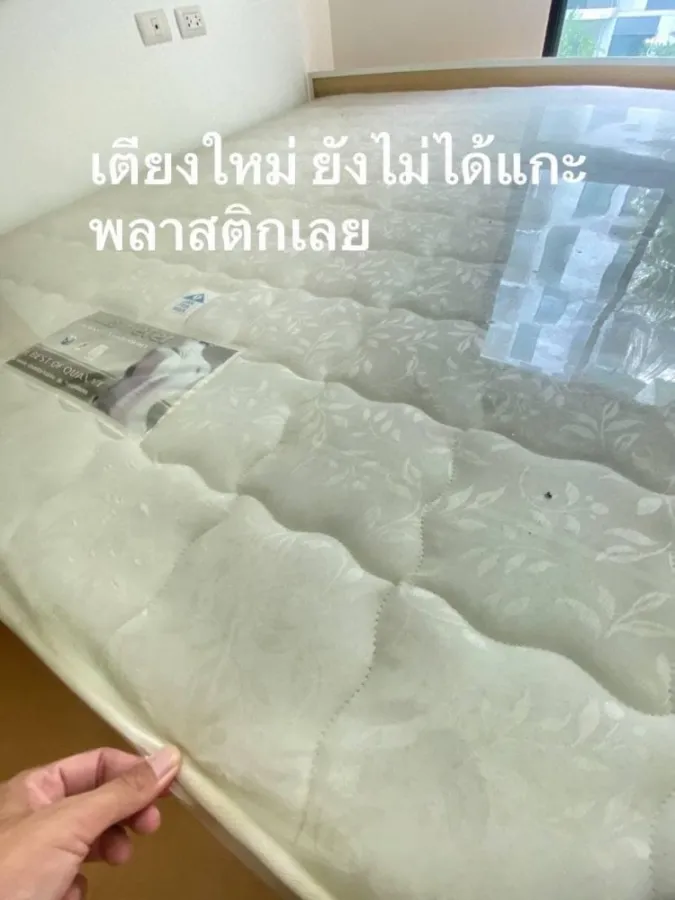 ให้เช่า ไอคอนโด สุขุมวิท 105 1ห้องนอน 1ห้องน้ำ ตกแต่งโทนสีขาว พร้อมหิ้วกระเป๋าเข้าอยู่ได้เลยจ้า