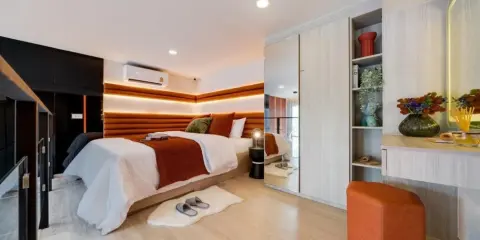 ขายดาวน์ ออริจิ้น ปลั๊ก & เพลย์ ศรีนครินทร์ ชั้นสูง ห้อง Duo Space โล่งสบาย วิวดี ไม่โดนบล็อก จองเลย