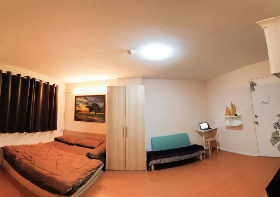 This room is very recommended. Condo for rent, Lumpini Township, Rangsit, Khlong 1, nice room, beautiful view, book quickly.