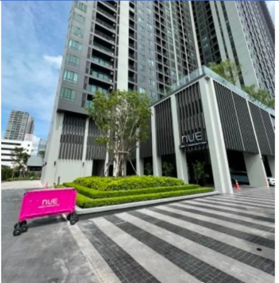 For rent, NUE Noble Chaengwattana, 1 bedroom, 1 bathroom, size 29 sqm, 23rd floor, nice decoration, ready appliances.