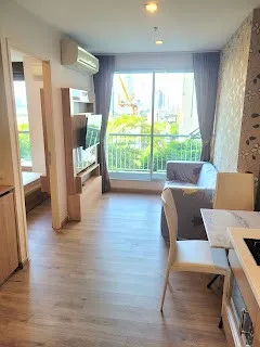 Condo for rent, Rhythm Sukhumvit 50, 1 bedroom, 1 bathroom, 8th floor, size 35 sq m., garden view, fully furnished, book now.