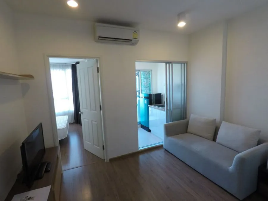 Sell / rent U Delight Rattanathibet condo, next to the corner room, curve view of the BTS. Quiet, private, don't miss it!!