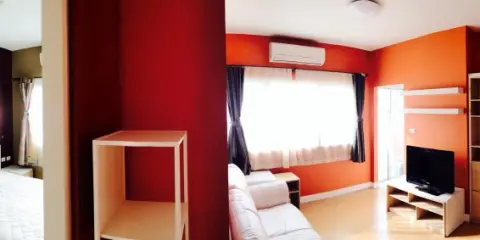 ปล่อยเช่า มาย คอนโด ลาดพร้าว 27 แต่งห้องสีแจ่มๆ เฟอร์นิเจอร์ครบชุด ราคาดี อย่ามัวแต่มองจองเลย
