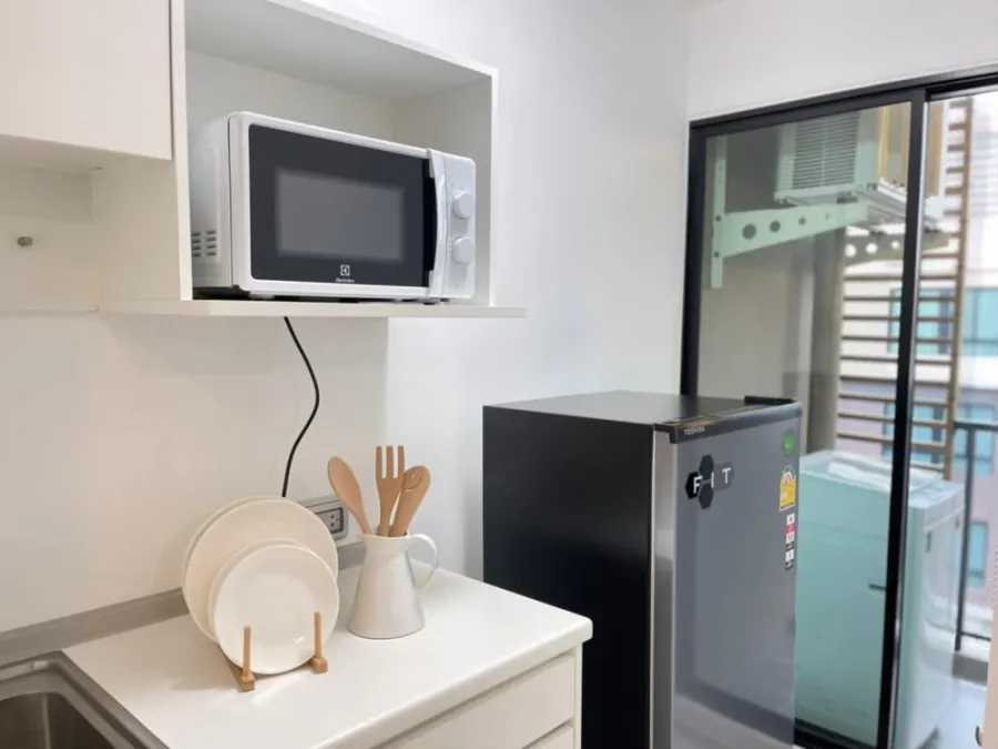 For rent, Icon Condo Salaya, fully furnished room, fully furnished, electrical appliances Carry one bag and enter.