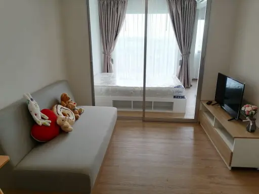 Condo for rent, Sena Eco Town Rangsit Station, clearly separated rooms, perfectly divided zones, good price, move in now.