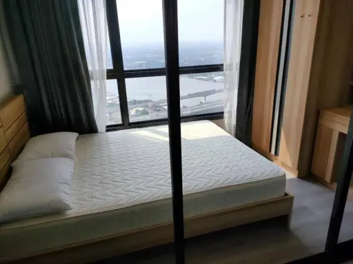 The Politan rive for rent, ready to move in, 37th floor, size 25 sq m. River view. If interested, you need to reserve now.
