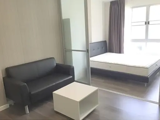 For rent, D Condo Campus Rangsit, 5th floor, very beautiful view, room divider Meet the needs of living a lot. Book now. images