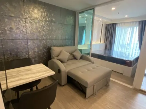ให้เช่า Regent Home BangNa ตึก B ชั้น 9 วิวสระว่ายน้ำ ตกแต่งสไตล์โมเดิร์น ชุดบิ้วอินจัดเต็ม จองเลย
