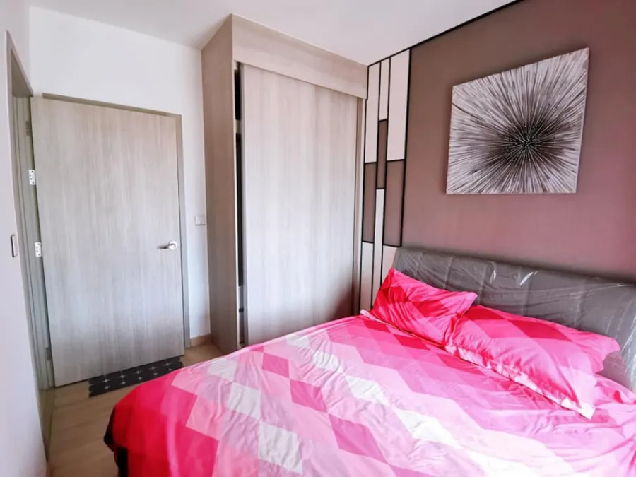 Condo for rent, Whizdom Connect Sukhumvit, 36th floor, beautiful view, near BTS, easy to travel, fully furnished, don't miss it!!