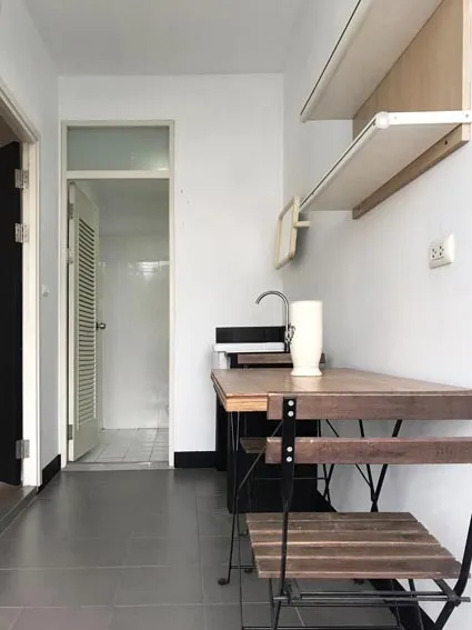 For rent, The Tree Ladprao-Wang Hin, 4th floor, STUDIO room, great view, complete facilities. Hurry up to reserve now.