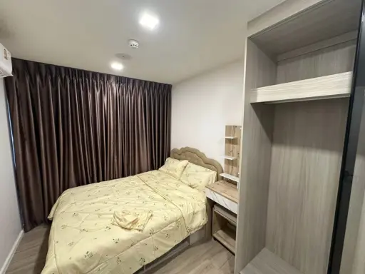 For rent: Atmoz Flow Minburi, complete with electrical appliances + furniture, magnificent common area, ready to move in