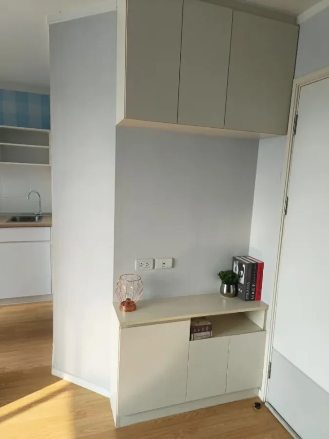 For sale: Lumpini Place Srinakarin-Huamak Station, studio room, good location, fully furnished, beautiful city view, no blocking, reserve now!