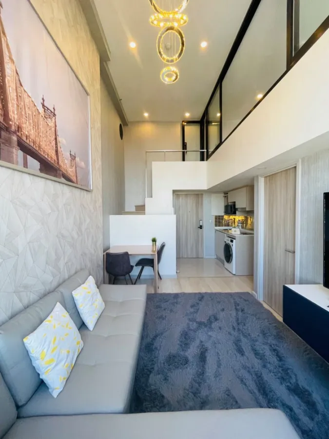 Condo for rent in Knightsbridge Prime Sathorn, Duplex room, high floor, beautiful view, do not miss