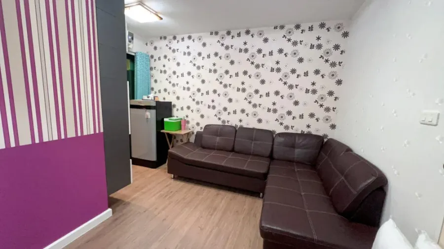 For rent: iCondo Salaya, 1 bedroom, 1 bathroom, beautiful wallpaper, fully furnished, hurry and reserve now!