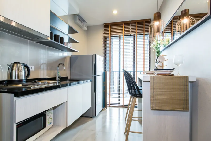 For sale or rent: The Base Park East, 12A floor, pool view, beautifully decorated, fully furnished with appliances. Don't miss out!