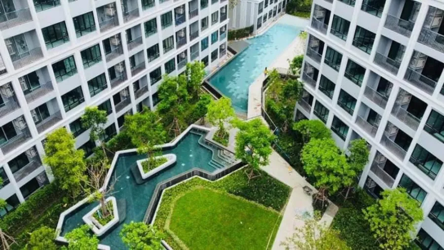 Sale D Condo Hideaway Rangsit Phase 4 Building C 7th Floor opposite Thammasat University Good price, hurry up!!