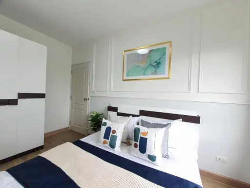 Sale 624 Condolette Ratchada 36, ​​6th floor, good wind, city view, newly decorated room, Modern style, luxurious, very pleasant