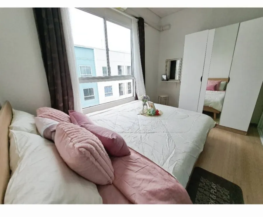 For rent: UNIO Charan 3, 8th floor, beautiful room, fully decorated, comfortable, divided into sections, reserve now, urgently.