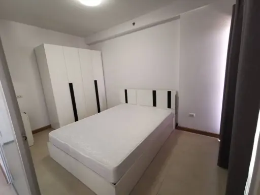 For rent: Supalai City Home Srinakarin, 12th floor, white room, comfortable to the eyes, with complete facilities. Don't wait.