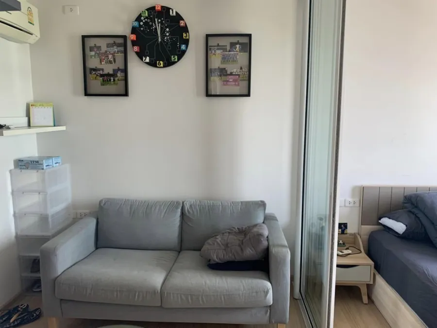 Sell The Base Chaengwattana, 18th floor, fully furnished and electrical appliances Let me tell you that it's worth it.