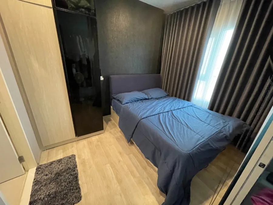 For sale, for rent!! Niche Mono Ramkhamhaeng condo, high floor, glass partitioned room, fully furnished, don't wait!!