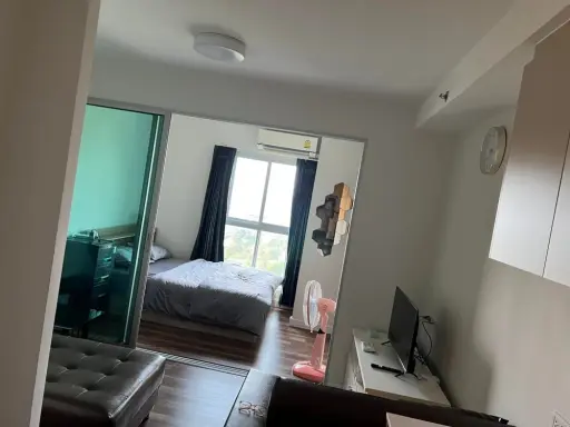 For rent, A Space has Bangna, separating the room into a garden view, very clear and comfortable. If interested, hurry up to reserve now.