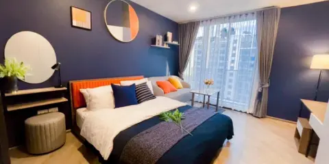 ให้เช่า เดอะ เบส สะพานใหม่ ชั้น 10 วิ่งโล่งโปร่งสบายตา ห้องสวย ตรงปก น่าอยู่สุดๆ จองเลย อย่ารอช้า