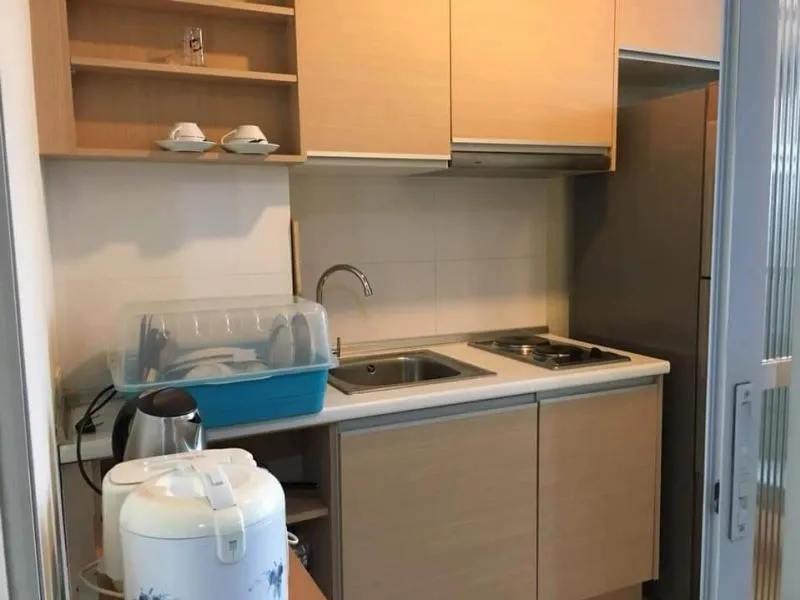 For rent Rhythm Ratchada, beautiful room great atmosphere The most spacious room, 1 bedroom, fully furnished, finish here.