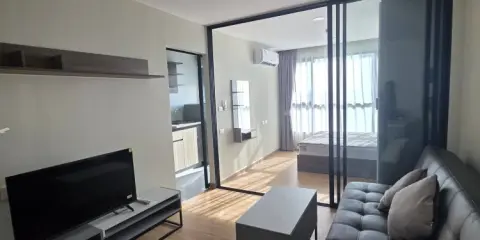 For rent The cube loft ศรีนครินทร์ - เทพารักษ์ ห้องน่าอยู่ กั้นแยกเป็นสัดส่น แบ่งโซนลงตัว พลาดแล้วจะเสียดาย