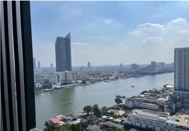 For sale Chapter Charoennakorn-Riverside ห้องอยู่ชั้นสูงกำลังดี ชั้น25 ปราศจากเสียงรบกวน ซื้อเลย