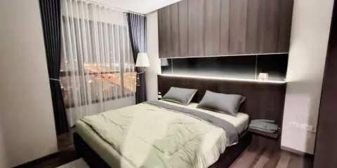 ขาย ให้เช่าคอนโด The Base Park West 2 นอน 1 น้ำ ชั้น 16 Pool View And City View รีบมาจับจอง