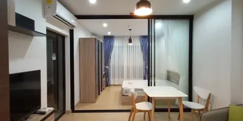 ให้เช่า Supalai Loft @ Talat Phlu Station ชั้น 7 วิวสวน แต่งครบ จองเลย